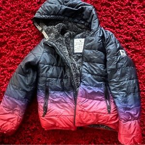 Abercrombie winter hooded puffer jacket Unisex (11/12)
